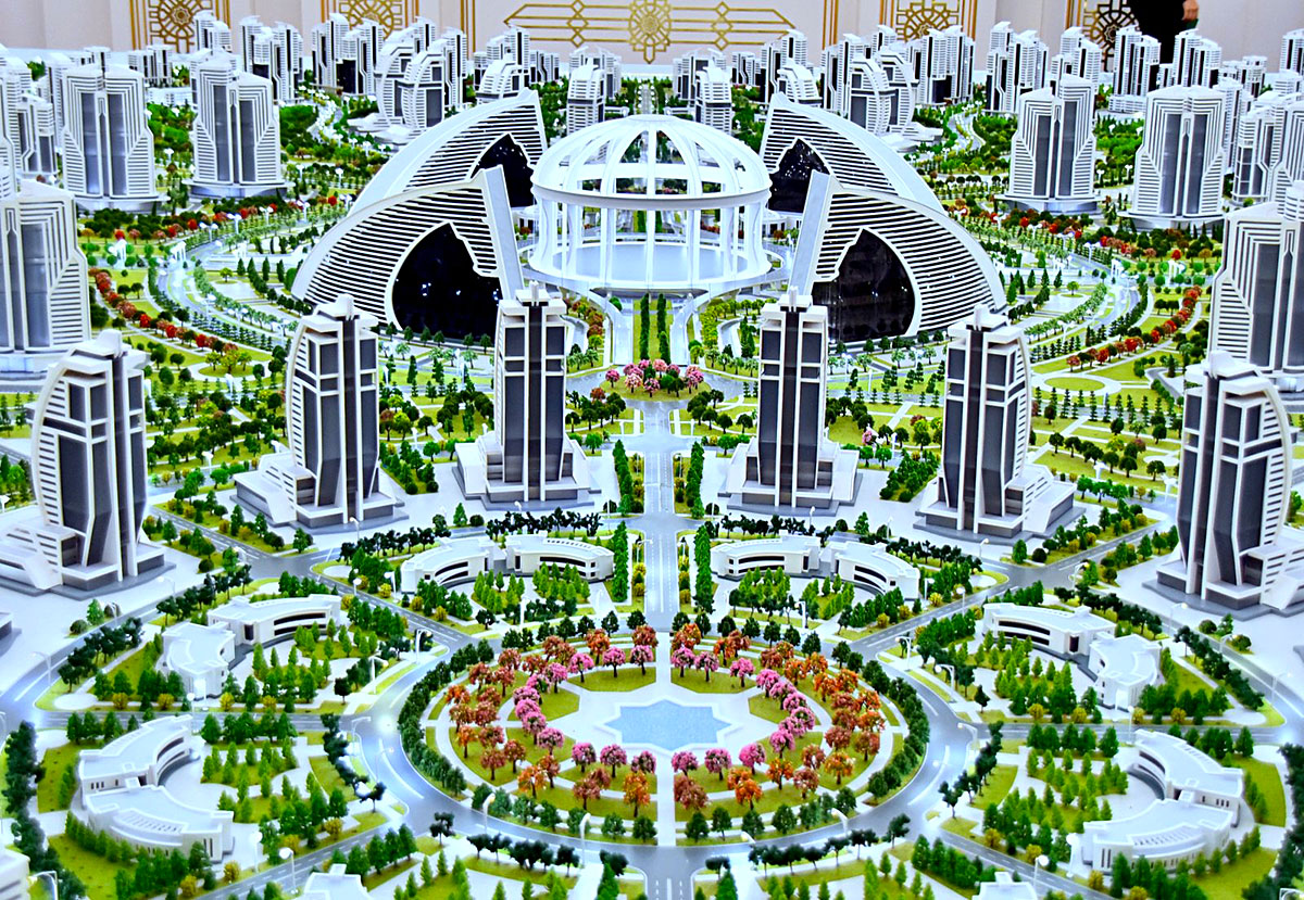 Ашхабад и его уникальные черты которые заставляют иностранцев называть столицу Туркменистана городом будущего Историческое развитие Ашхабада и его архитектурные особенности