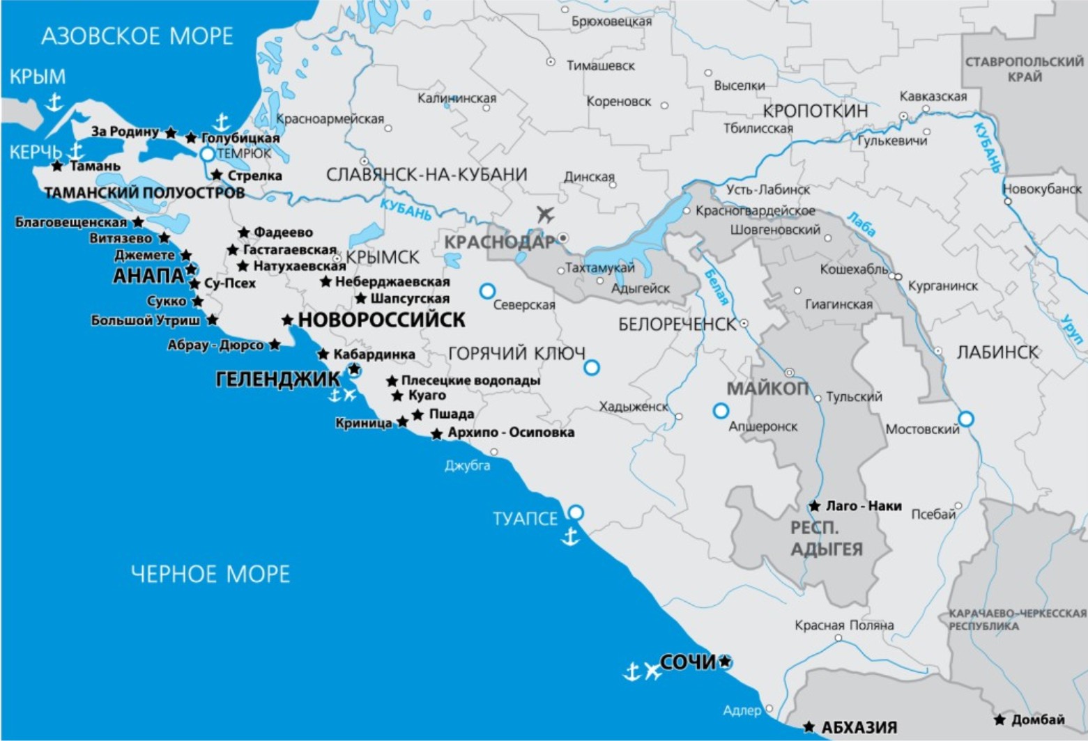 Анапа и Новороссийск: расслабляющий отдых у Черного моря