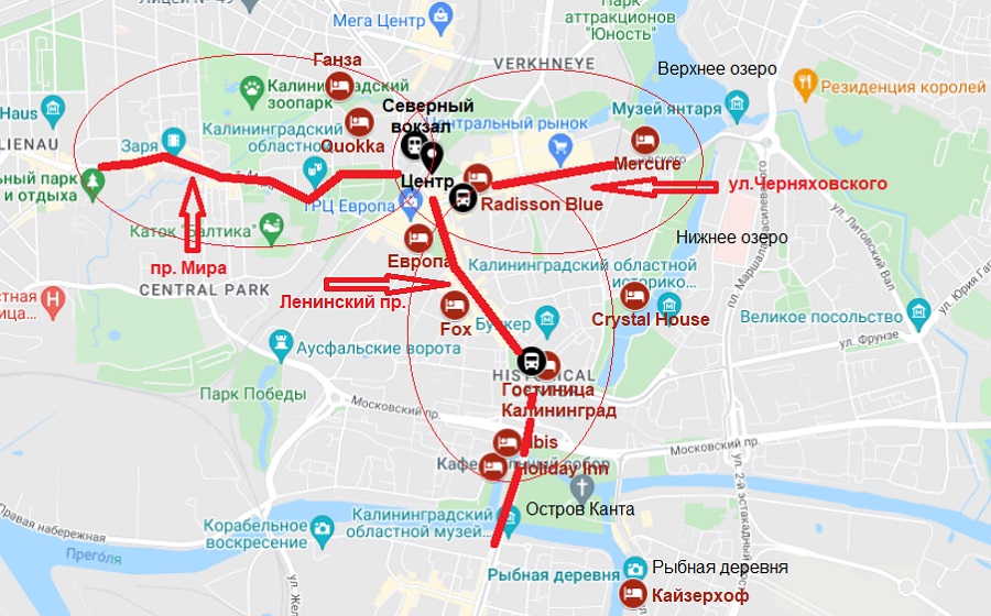 Центр города